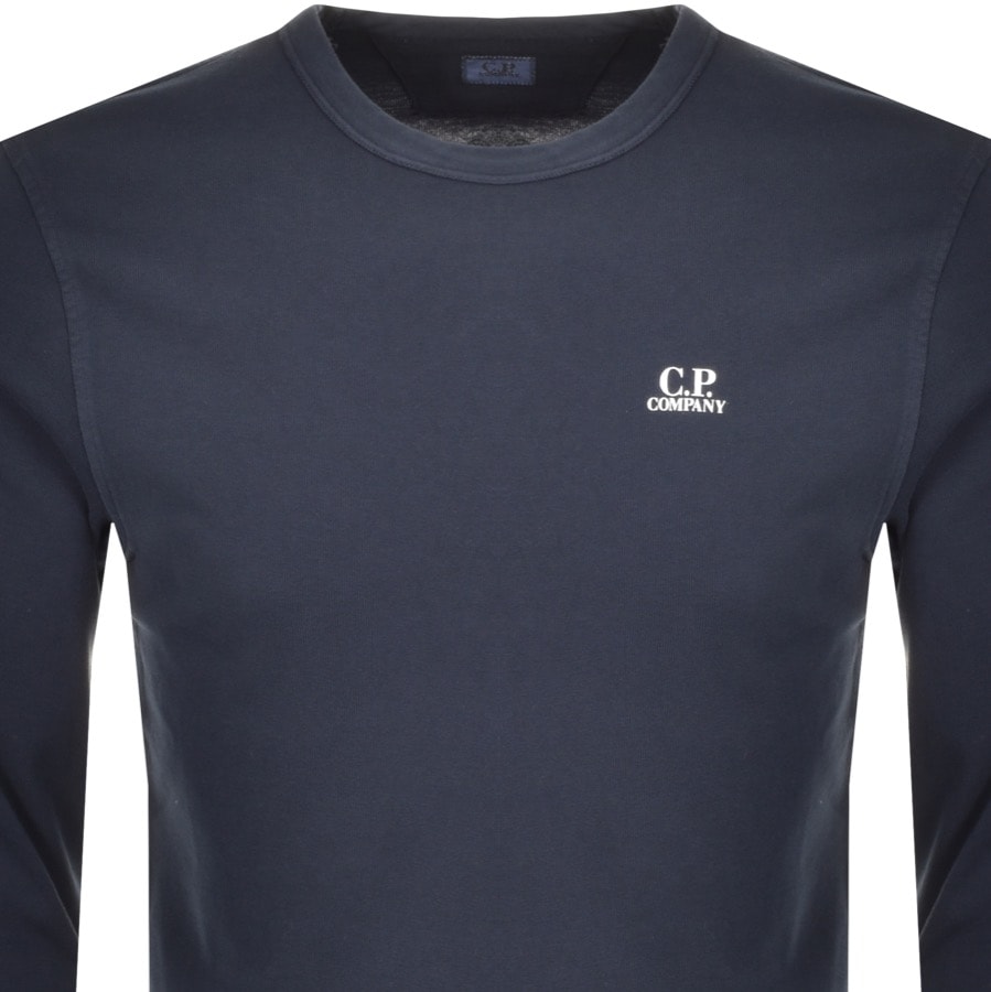 Alternative Image for ProductCP Company Logo Long Sleeve T Shirt Navy2